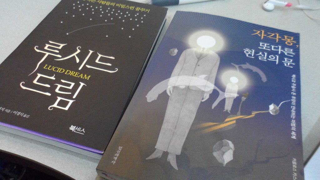 루시드 드림에 관한 책 두권